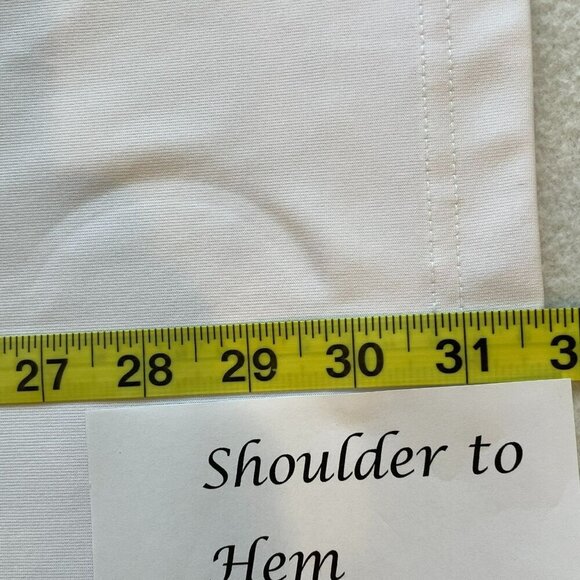 Champion Men's 3-Button White Golf Polo Shirt Size XXL Activewear Short Sleeve - Picture 16 of 16